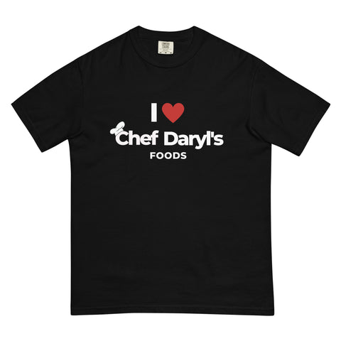 I Love Chef Daryl's Foods Classic Tee- Black