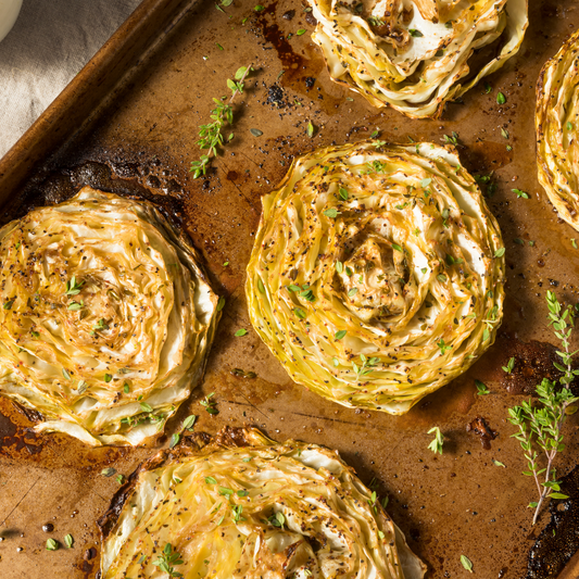 Oven Roasted Cabbage Steaks