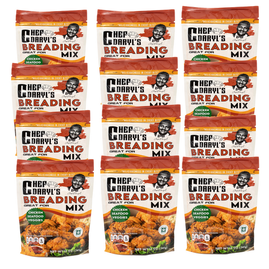 Wholesale | Chef Daryl's Chicken & Fish Breading Mix | Case of 12