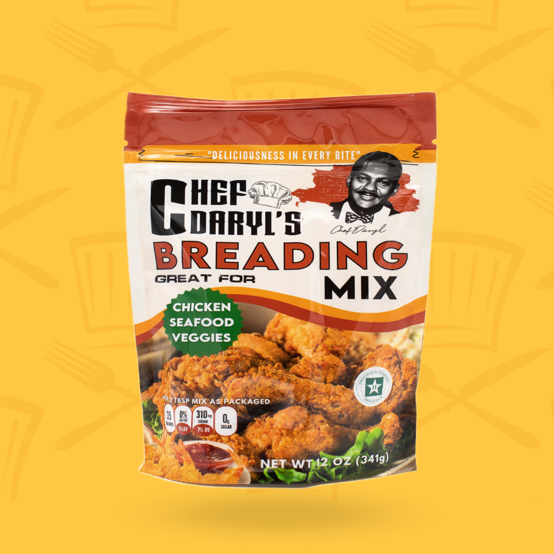 Wholesale | Chef Daryl's Chicken & Fish Breading Mix | Case of 12